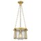 Z-Lite Cape Harbor Pendant, 1-Light, 13 In.W x 9 In.H, Rubbed Brass/Water hammered 7503P13-RB - alternate 4